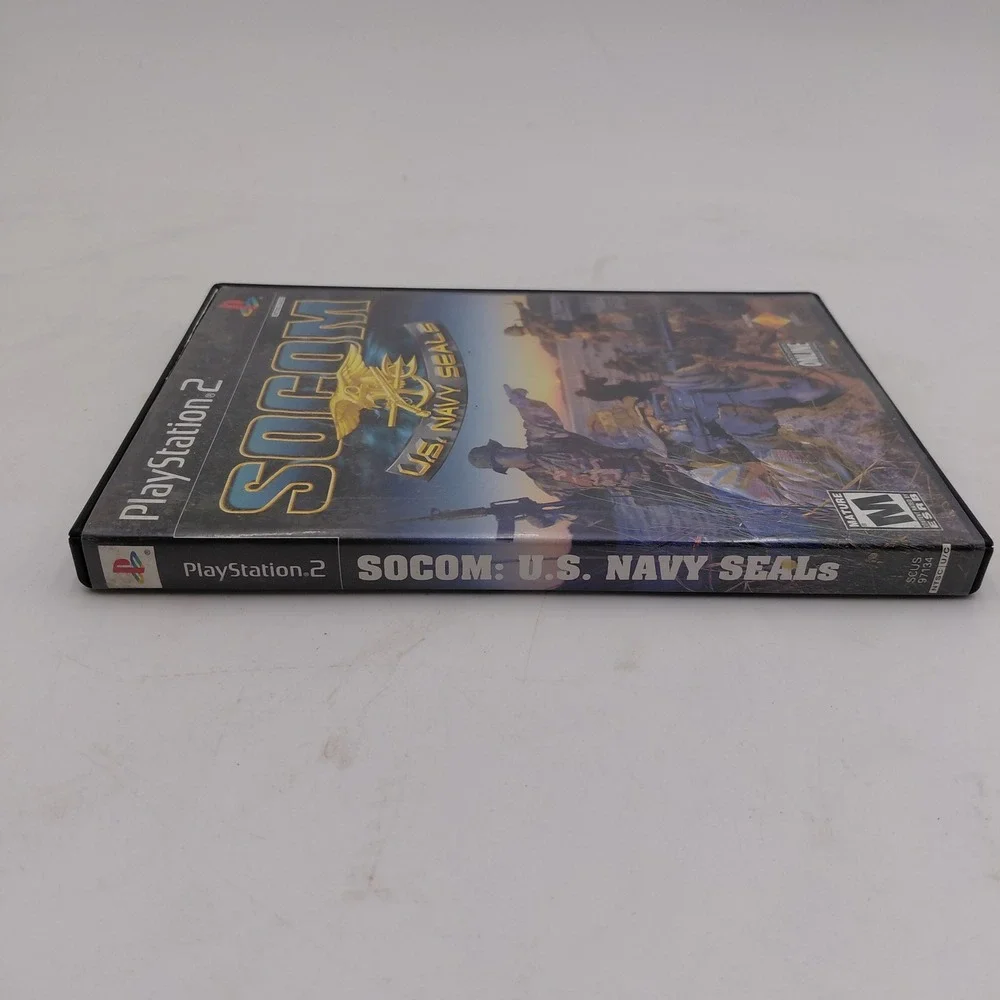 SOCOM US Navy Seals Sony PlayStation 2 PS2 Game Black Label CIB SCUS-97134